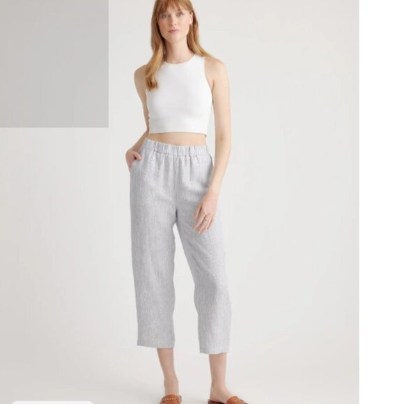 QUINCE 100% European Linen Pants. Size S - Picture 1 of 7